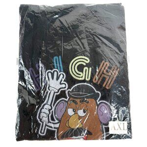 New Disney Toy Story 3 Mr Potato Head T Shirt Black Size XL High Five Pixar